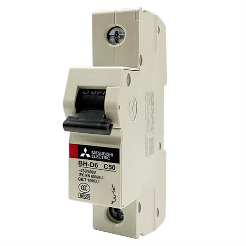 MCB MITSUBISHI 1P 50A 6kA ( BH-D6 )